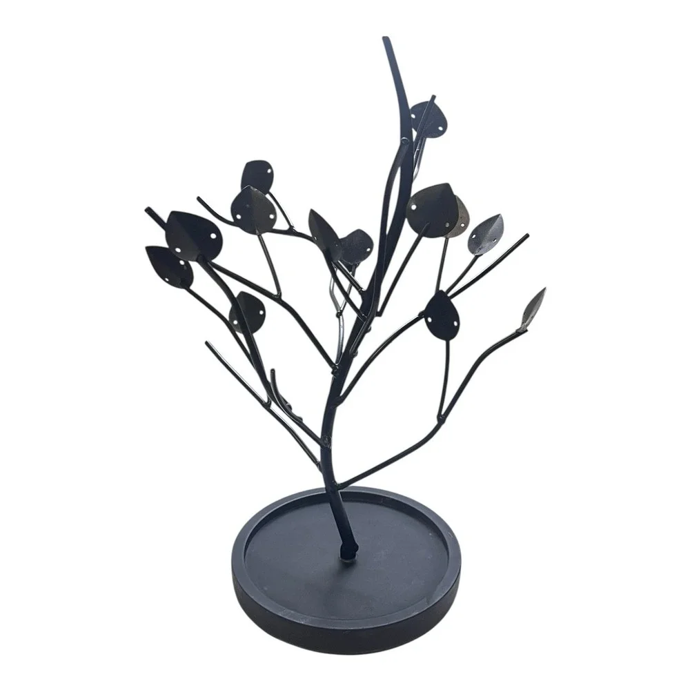 Metal Tree Jewelry Jewelry Holder Hanger Dish Tray Earing Ring